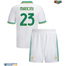 Otroški Nogometni dresi AS Roma Gianluca Mancini #23 Tretji 2025-26 Kratek Rokav (+ Kratke hlače)